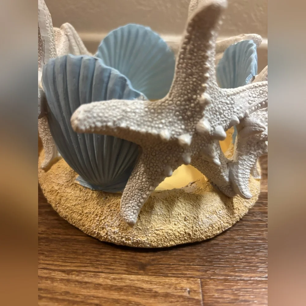 YANKEE CANDLE Beach Theme Candle Holder NEW! - Picture 10 of 17